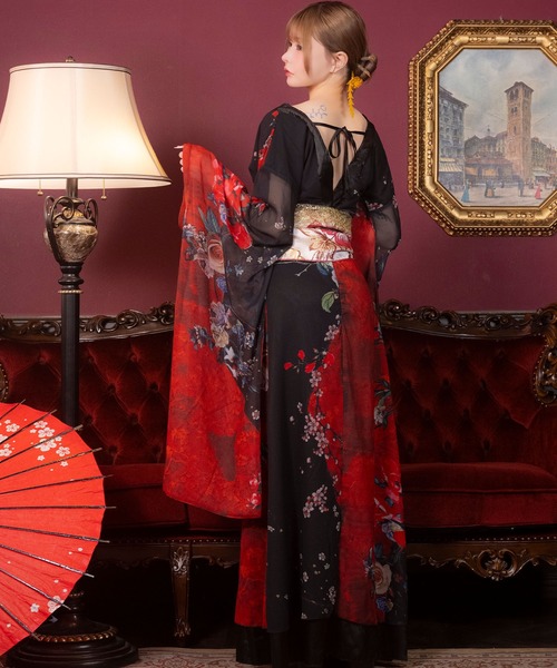 Tika（ティカ） コスプレ コスプレ セクシー 花魁 和装 アートフラワー