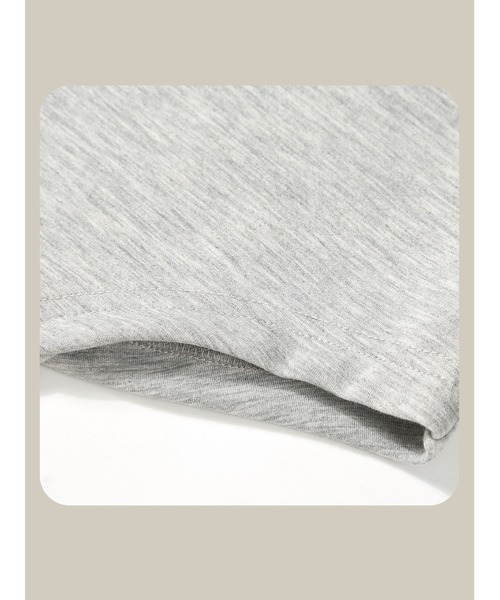 「LA POMME petit」 半袖カットソー LARGE グレー レディース_画像3