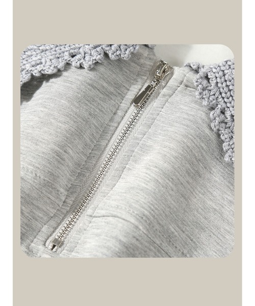 「LA POMME petit」 半袖カットソー LARGE グレー レディース_画像5