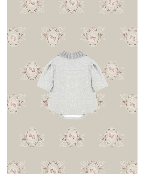 「LA POMME petit」 半袖カットソー LARGE グレー レディース_画像7