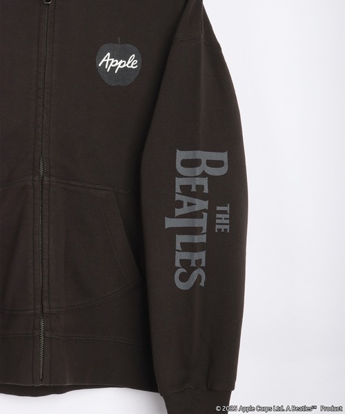 未使用品　タグ付き　The Beatles　ザビートルズ　ロゴ　ジップパーカー The Beatles パーカー The Beatles / ビートルズ 裏毛 フルジップ
