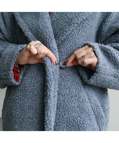 コート チェスターコート ボアロングコート(y8141-z) レディース