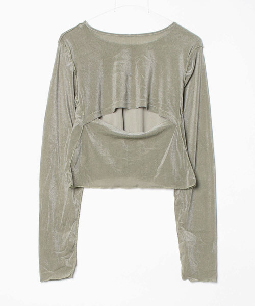 「Kastane」 長袖カットソー FREE グリーン レディース_画像2