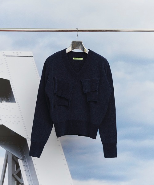 kotohayokozawa（コトハヨコザワ） ニット セーター T*D* V-NECK KNIT