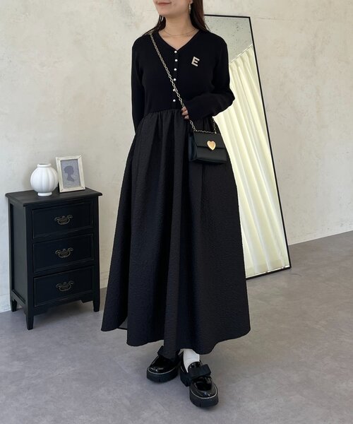 prose verse（プロズヴェール） ワンピース 「前後2way」パールボタン