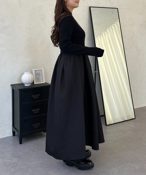 prose verse（プロズヴェール） ワンピース 「前後2way」パールボタン