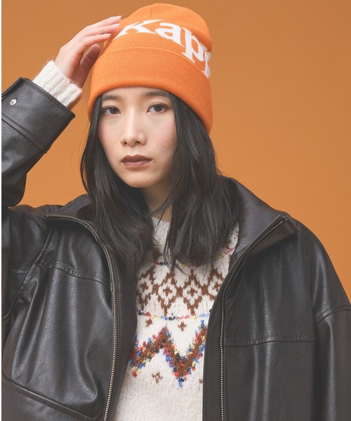 未使用タグ付　Kappa カッパ 90s イタリア製 ユベントス ニットキャップ Kappa（カッパ） ニット帽 ニットキャップ 「Kappa×and ST ウェルネス