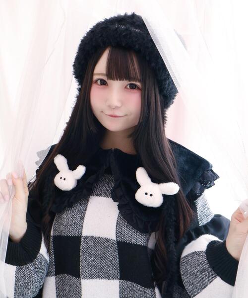 Whinny つけ襟 付け襟 Whinny/ゆきうさぎジェットコースター