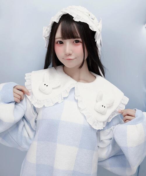 ゆゆ様　付け襟 Whinny つけ襟 付け襟 Whinny/ゆきうさぎジェットコースター