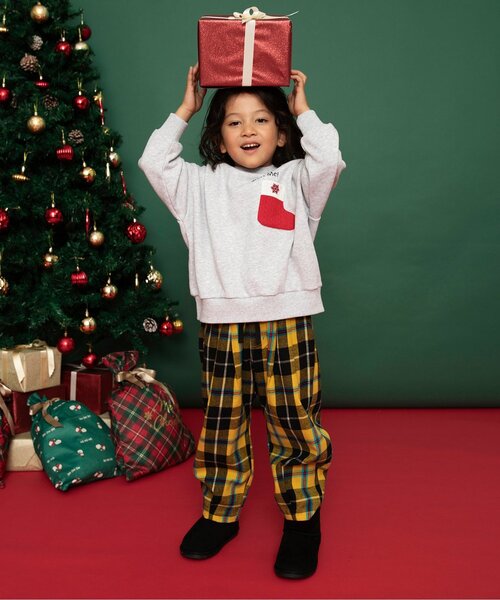 パンダヒーローFITH チェックブルゾン、パンツセット BREEZE（ブリーズ） パンツ 「リンク」チェックパンツ_ジュニア対応