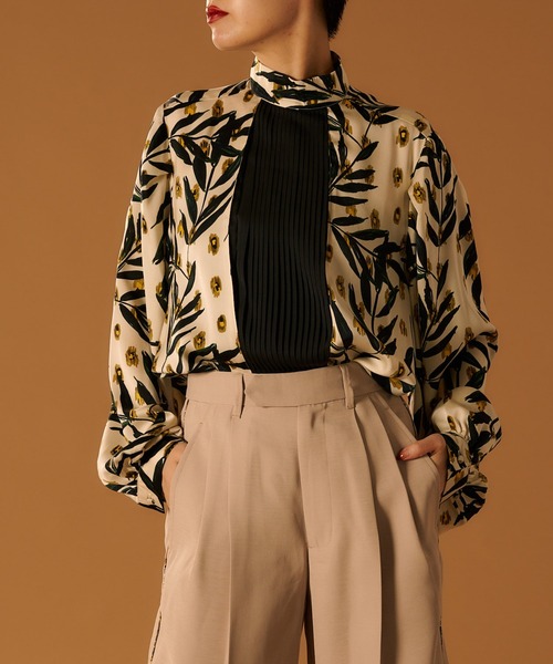 「ear PAPILLONNER」 「SUMi STYLE」長袖ブラウス FREE ブラック レディース_画像2