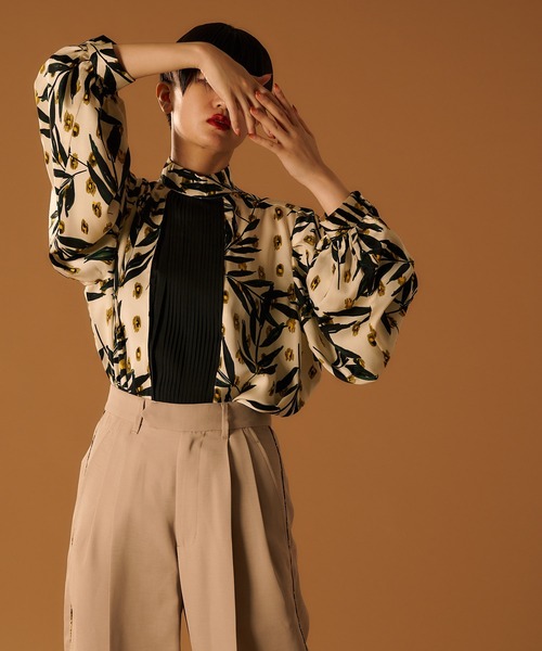 「ear PAPILLONNER」 「SUMi STYLE」長袖ブラウス FREE ブラック レディース_画像3