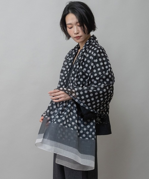 Munich（ミューニック） ストール マフラー ドット柄ストール