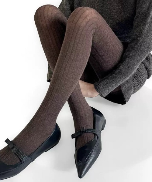 タイツ Stripes semi sheer knit tights レディース : ZOZOTOWN Yahoo