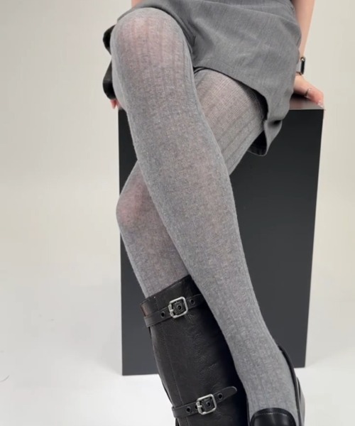 タイツ Stripes semi sheer knit tights レディース : ZOZOTOWN Yahoo