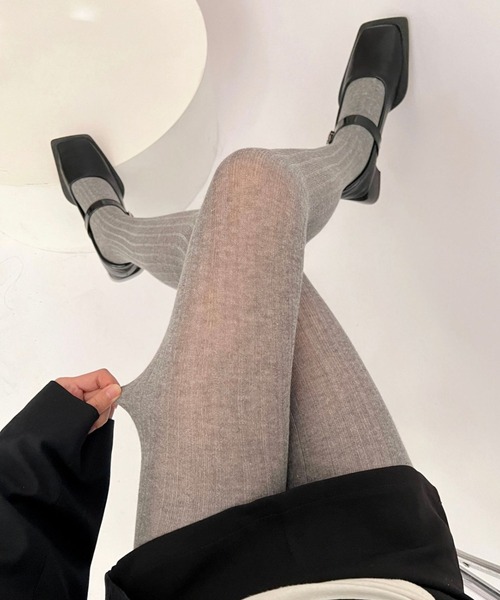 タイツ Stripes semi sheer knit tights レディース : ZOZOTOWN Yahoo