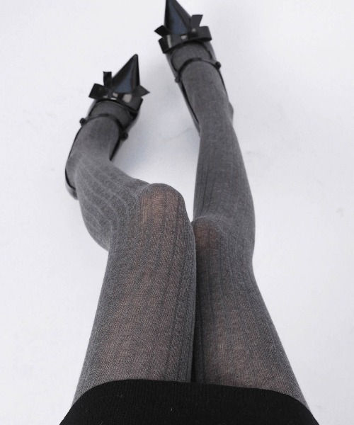 タイツ Stripes semi sheer knit tights レディース : ZOZOTOWN Yahoo