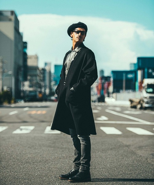 クライミー　チェスターコート CRIMIE（クライミー） チェスターコート M ブラック メンズ : ZOZOTOWN