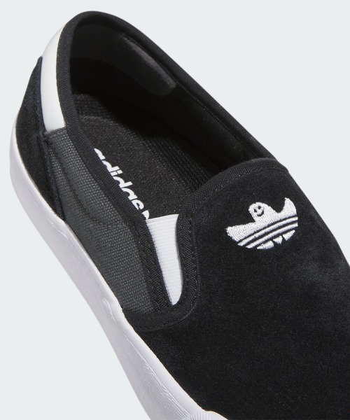 adidas（アディダス） スリッポン 25.5cm ブラック×ブラック メンズ