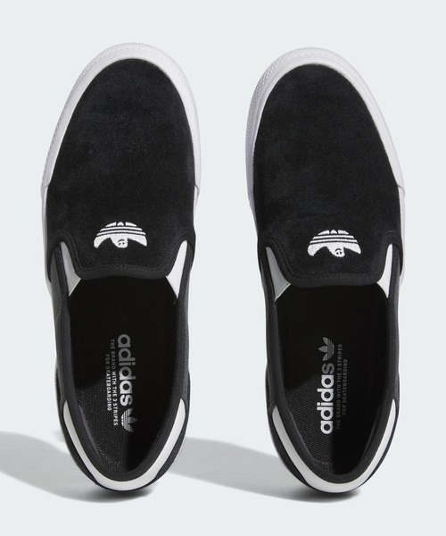 アディダス　スリッポン　25.5 adidas（アディダス） スリッポン 25.5cm ブラック×ブラック メンズ