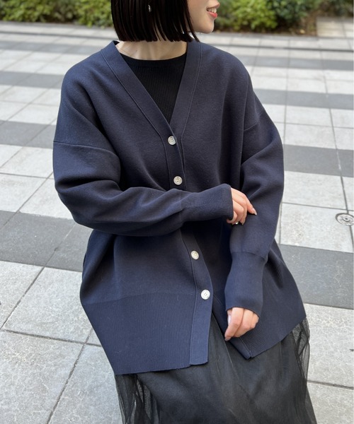 「A part by」 ニットカーディガン FREE ライトピンク レディース_画像4