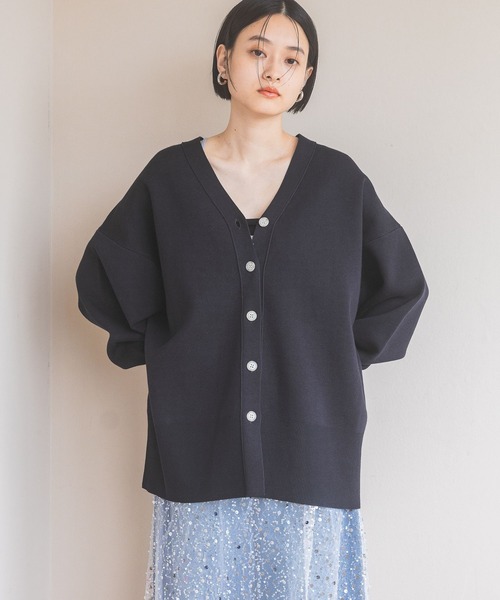 「A part by」 ニットカーディガン FREE ライトピンク レディース_画像7