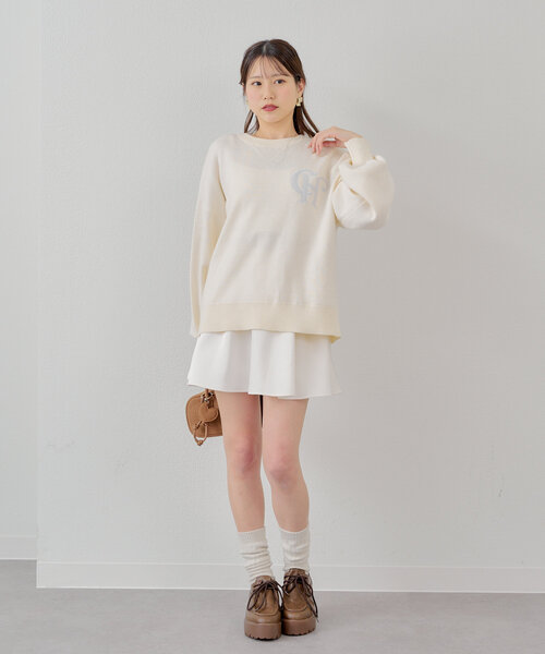 「Chico」 長袖ニット FREE グレー レディース_画像5