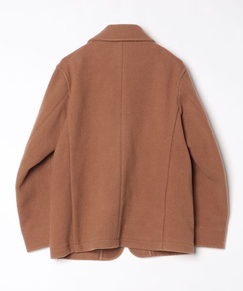 新品】DANTON ノーカラージャケット ブラウン 42サイズ Danton