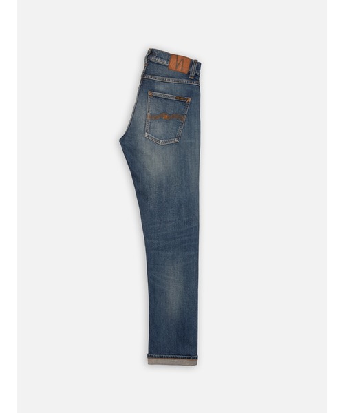 ジーンズ Nudie Jeans/ヌーディージーンズ Grim Tim / ストレートスリムフィットジーンズ / Ghost Selvage メンズの画像
