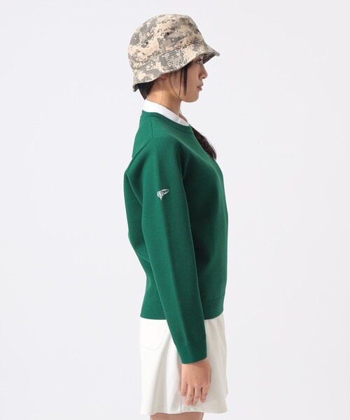 BEAMS GOLF（ビームス ゴルフ） ニット セーター 「WOMEN」ORANGE