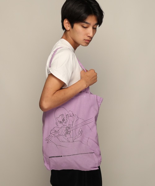 YEN TOWN MARKET トートバッグ 大きめ 「SAMURAI CHAMPLOO」JIN