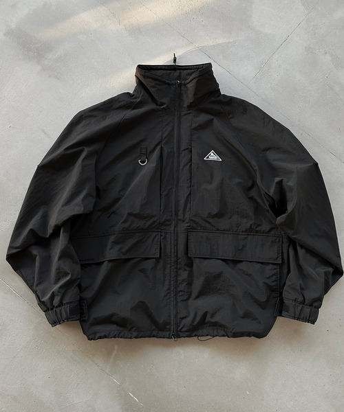 Perushu ナイロンブルゾン LARGE ブラック メンズ : ZOZOTOWN Yahoo!店