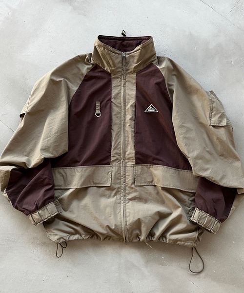 Perushu ナイロンブルゾン LARGE ブラック メンズ : ZOZOTOWN Yahoo!店
