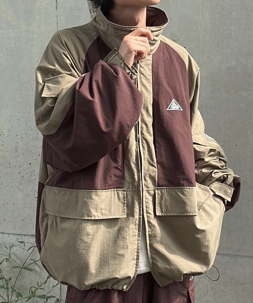 Perushu ナイロンブルゾン LARGE ブラック メンズ : ZOZOTOWN Yahoo!店