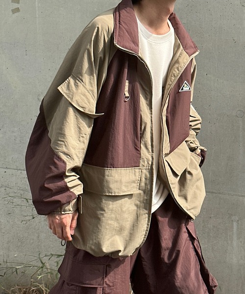 Perushu ナイロンブルゾン LARGE ブラック メンズ : ZOZOTOWN Yahoo!店