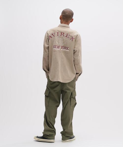 シャツ GOAT SUEDE WESTERN SHIRT / ゴート スエード ウェスタンシャツ / AVIREX / アヴィレックスの画像