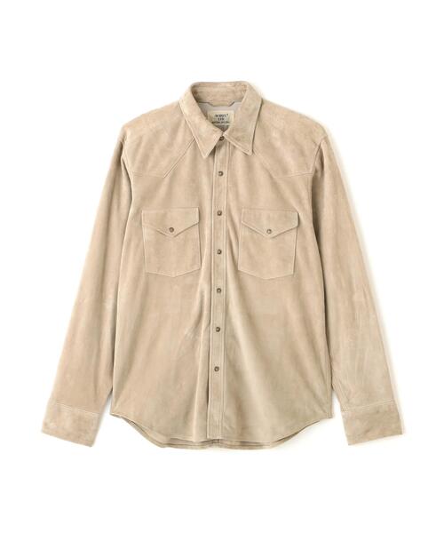 シャツ GOAT SUEDE WESTERN SHIRT / ゴート スエード ウェスタンシャツ / AVIREX / アヴィレックスの画像
