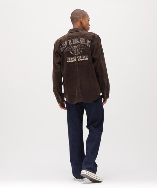 シャツ GOAT SUEDE WESTERN SHIRT / ゴート スエード ウェスタンシャツ / AVIREX / アヴィレックスの画像
