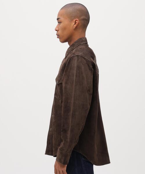 シャツ GOAT SUEDE WESTERN SHIRT / ゴート スエード ウェスタンシャツ / AVIREX / アヴィレックスの画像