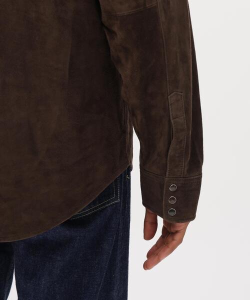 シャツ GOAT SUEDE WESTERN SHIRT / ゴート スエード ウェスタンシャツ / AVIREX / アヴィレックスの画像