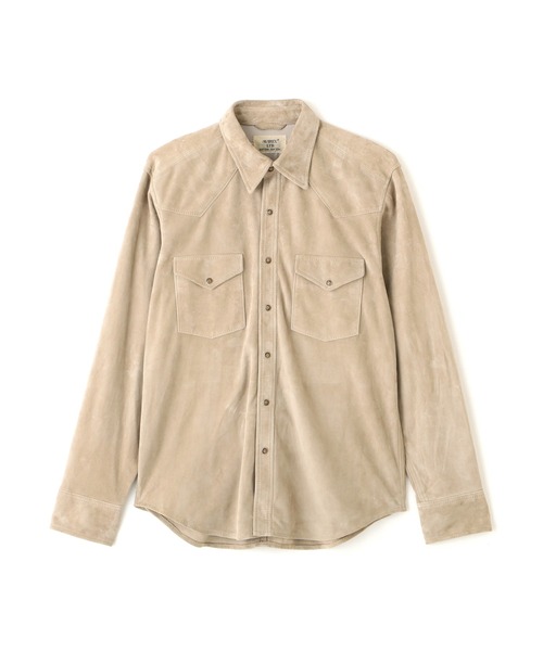 シャツ GOAT SUEDE WESTERN SHIRT / ゴート スエード ウェスタンシャツ / AVIREX / アヴィレックスの画像