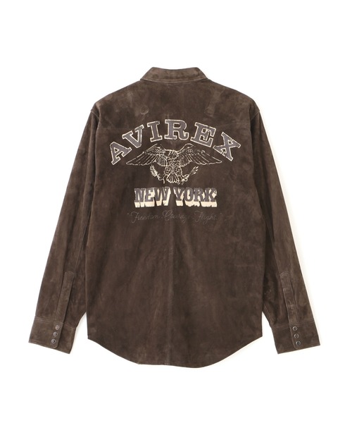 AVIREX（アヴィレックス） シャツ GOAT SUEDE WESTERN SHIRT / ゴート