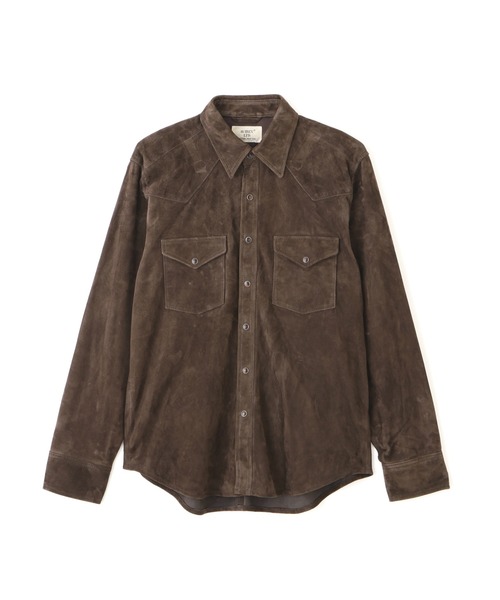 シャツ GOAT SUEDE WESTERN SHIRT / ゴート スエード ウェスタンシャツ / AVIREX / アヴィレックスの画像