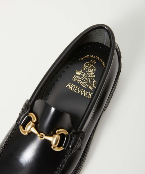 「ARTESANOS」 モカシンシューズ 35 ブラック レディース_画像7