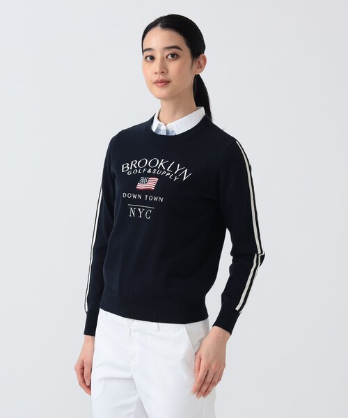 BEAMS GOLF（ビームス ゴルフ） ニット セーター 「WOMEN」PURPLE