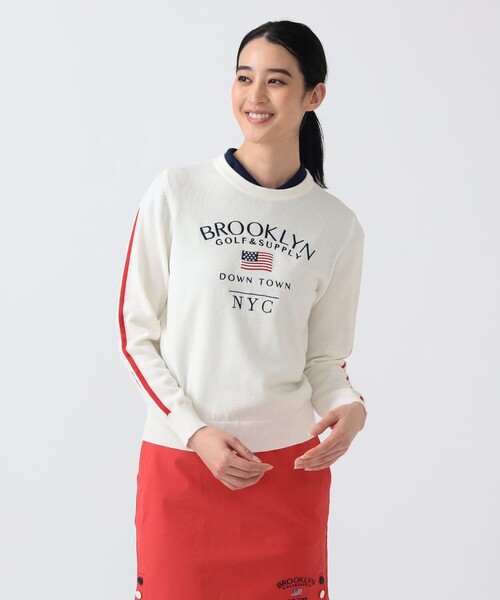 BEAMS GOLF（ビームス ゴルフ） ニット セーター 「WOMEN」PURPLE