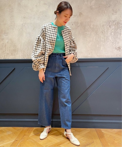 IENA LA BOUCLE（イエナラブークル） ノーカラージャケット FREE