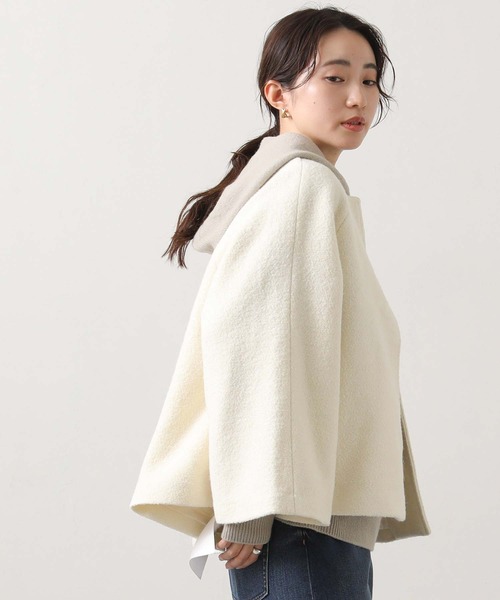 【新品タグ付き】Gready BrilliantアウターＷリバーシブルポンチョ 新品タグ付き】Gready BrilliantアウターWリバーシブルポンチョ