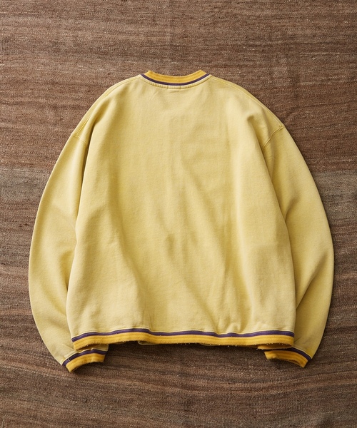 「WILD LIFE TAILOR Adam et Rope'」 スウェットカットソー S イエロー系その他4 メンズ_画像8