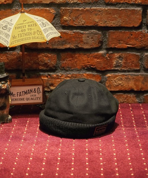 Mr.FATMAN 「MRFATMAN」 キャップ M ブラウン メンズ : ZOZOTOWN Yahoo